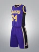 Форма баскетбольна дитяча Lion NBA LAKERS BRYANT 24 колір фіолетовий S - на 6-8 років, зріст 120-125 (CO-2264-S) - зображення 3