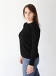Свитер женский черный прямой с орнаментом 1020-1505-3 ONE SIZE - изображение 5
