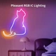 Розумна Неонова Світлодіодна LED Стрічка RGB Color 5м з Wi-Fi Bluetooth із синхронізацією музики (24 В, 120 світлодіодів/м) - зображення 10