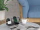 Док станція бездротової зарядки 4 в 1 Wireless Charger AL-23 15W для Apple iPhone 8-15 Apple Watch 2-8 AirPods чорна - зображення 3