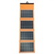 Сонячна панель трансформер GDTimes GD-ZD0620 20Вт зарядка від сонця Solar Panel на 2 USB 77х22 см - зображення 1