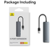 USB-Хаб Baseus UltraJoy Series 4-портовый USB 3.0 (USB A на USB 3.0*4) BS-OH080 - изображение 10