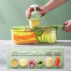 Овощерезка слайсер&nbsp;ZHM1009 Multifunctional Vegetable Cutter с контейнером 4 в 1 (ZHM1009) - изображение 7