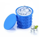 Силіконова форма для заморожування відро льоду з кришкою Ice Cube Maker Genie до 120 кубиків (K-756544331) - зображення 1