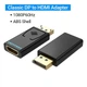 Перехідник Vention Display Port (DP) на HDMI 1080P@60Hz (Full HD) Чорний HBKB0 - зображення 1