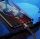 Кабель Baseus Halo data cable USB to USB Type-C 3 A 0.5 м Black (CATGH-A01) - изображение 4