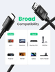 Высокоскоростной HDMI шнур кабель UGREEN 4K 2.0 в нейлоновой оплетке черный 2м (HD119) 40101 - изображение 3