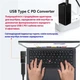 Переходник PD 100W USB-C F to DC Male Jack square mouth Lenovo Thinkpad ST-Lab (PD100W-Lenovo) - изображение 7