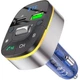 FM-трансмітер модулятор HOCO E71 (QC3.0 2USB 18W) Синій - зображення 3
