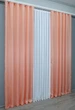 Комплект готовых штор VR-Textil Атлас Монорей № 822ш Персиковый 150х270 см 2 шт (30-607) - изображение 5