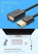USB удлинитель UGREEN US103 USB 2.0 A Male to A Female Cable 3м (10317) - изображение 5