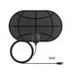 Кімнатна активна T2 антена 360DEX KITE-DA5 (210x120mm) Black - зображення 1