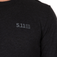 Реглан 5.11 Tactical Triblend Legacy Long Sleeve Tee M Black Heather - зображення 5