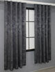 Комплект коротких штор VR-Textil Жаккард Sultan YL № 1211ш Графітовий 130х170 см 2 шт (35-0004) - зображення 4