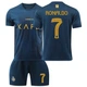 Форма футбольна дитяча Ronaldo (Роналдо) Al-Nasr «Аль-Наср» 2024, 24- 135-140, синій - изображение 1