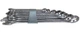 Набор ключей рожково - накидных Grad 8 предметов 6 - 19 мм (6010085) - изображение 1