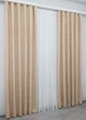 Комплект готовых штор VR-Textil Лен мрамор Pavliani № 1170ш Бежевый 150х270 см 2 шт (33-0006) - изображение 5