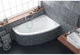 Ванна акрилова Radaway Rineia 160x100 ліва + ніжки + сифон R135L (WA1-31-160x100L) - зображення 3