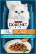Упаковка влажного корма для кошек Purina Gourmet Perle Gravy Delight Мини филе в соусе с тунцем 26 шт по 85 г (7613287605696 / 8445291188358) - изображение 2