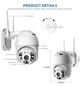 Уличная IP камера видеонаблюдения UKC CAMERA CAD N3 WIFI IP 360/90 4.0mp поворотная с удаленным доступом - изображение 3