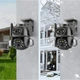 Камера наружная поворотная уличная двойная WIFI DOUL CAM Q-821 FULL-HD 4Mp до 128 Гб Ночная сьемка - изображение 4
