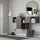 Шкаф с дверцей и 1 полкой IKEA ЭКЕТ, темно-серый, 35x35x70 см, 503.449.29 - изображение 2