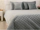 Покрывало Руно VeLour Темно-серое Полуторное 150х220 см Двустороннее (360.55_Dark Grey ромб) - изображение 2