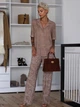 Пижамные штаны женские из вискозы Leinle Madlen 1528 M Коричневые (4821528670083) - изображение 3
