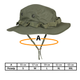 Панама тактична MIL-TEC US GI Boonie Hat Olive, L - изображение 2