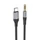 Кабель переходник юсб-с - 3.5 - Hoco UPA26 Fresh digital audio conversion cable Type-C - изображение 1