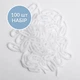 Набор крючков для штор и карнизов IDEIA Сигма пластик белый х 100 шт (2200004315263) - изображение 2