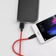 Кабель Hoco USB - Micro-USB 2метри силікон2.4А X21 Plus Red (X21_2M_Red) - зображення 4