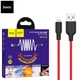Кабель Hoco USB - Lightning 2метра 2.4А силикон X21 Plus Red (X21_iP_2Red) - изображение 1