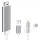 Адаптер-плеєр 3в1 A5-14 для перегляду з iPhone/Android -> HDMI/телевізор iPad/IOS/Lightning.type-c з айфону/андроїда на тв (640117911) - зображення 7