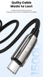 Кабель Toocki Type-C to Type-C 240W (48V/5А) PD3.1 швидка зарядка та передача данних для ноутбуків планшетів BLACK (735183204744) - зображення 10