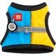Шлея для собак мягкая WAUDOG Clothes с QR паспортом, "Colors of freedom", размер S2 (228-4020) - изображение 1