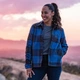 Сорочка жіноча 5.11 Tactical Louise Shirt Jacket M Trekking Green Check - зображення 8