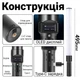 Светодиодный RGB LED свет для видеосъемки Andoer D-3, разноцветная студийная палка с пультом ДУ, 50см. - изображение 6
