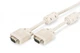 Кабель VGA (M/M) DIGITUS, 3м, ферит, бежевий (AK-310103-030-E) - зображення 1