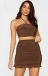 Міні-спідиця коричнева XXL PrettyLittleThing - изображение 3