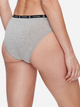 Zestaw damskich majtek slipy bawełniany Calvin Klein Underwear 000QD3991E-BGH M 2 szt Szary/Czarny (8720107311084) - obraz 3