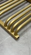 Рушникосушка комбінована Terma Alex 760x500 Brass, тен ONE + вентиль Unico - зображення 2