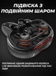 Седло для велосипеда большое с амортизатором мужское женское велосипедное седло комфортное сиденье широкая сидушка велоседло анатомическое мягкое OnePro Черный с красным 71134 - изображение 4