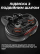 Седло для велосипеда большое с амортизатором мужское женское велосипедное седло комфортное сиденье широкая сидушка велоседло анатомическое мягкое OnePro Черный с желтым 71135 - изображение 4