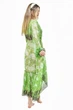 Халат пляжный женский в пол из шифона 98-п.з One size (S-L) Зеленый (2000012481017) - изображение 9