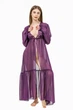 Халат пляжный женский в пол из шифона 98-076 One size (S-L) Сливое вино (2000012462016) - изображение 3