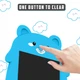 Графический Планшет Детский компактный Writing Tablet Bear 9" яркий мишка Blue - изображение 5