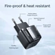 Адаптер мережевий JOYROOM Mini dual Port smart fast charge L-2A121 |2USB, 2.4A| White - изображение 5