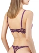 Бюстгальтер женский кружевной мягкая чашка Felisiya Lingerie Сливовое вино 2001-2605 One Size - изображение 3