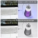 Лампа пастка для Комарів та Мух З Електричним струмом Знищувач Комах Аккамуляторний - зображення 7